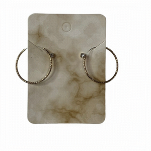 gold hoop, earring set